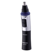 Panasonic ER-GN30, Rifinitore peli naso-orecchie, Lavabile, Nero/Silver