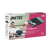 Imetec Termoforo Multiuso Intellisense Comfort, per schiena e addome, 40x35 cm, 5 temperature, Rapido riscaldamento