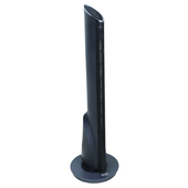Argoclima Lounge Stufetta con elettroventola Nero 2000 W