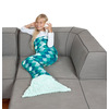 Miniatura prodotto Coperta coda di Sirena Kids Turchese
